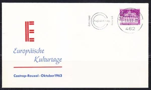 Germany Berlin 1963 used cover Castrop-Rauxel stempel Europa Culture - Picture 1 of 1