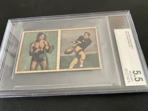 1951 BERK ROSS PANELS#2-13 RAY ROBINSON & 2-15 EMIL SITKO BVG 5.5 EX+ - Picture 1 of 10
