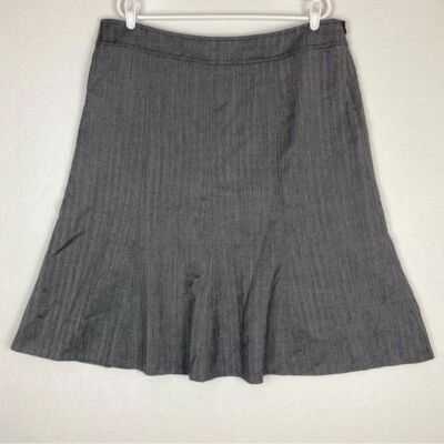 Pendleton 100% Virgin Wool Skirt Women's 18 Petite Herringbone Side Zip Academia - Image 1 of 4