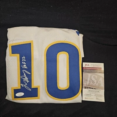 Tim Hardaway HOF 22 Autographed Signed Golden State Warriors Jersey JSA COA #10 - Image 1 of 4