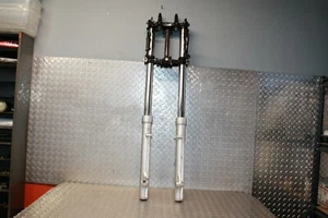 90 Suzuki DR650 / Dr 650 Front Suspension Forks Triple Clamp Tree Fork Set OEM - Picture 1 of 12