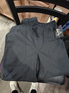 ZZ- Boy's Size Large 12 Art Class Black Casual Tapered Leg Elastic Ankle Pants - Picture 1 of 5