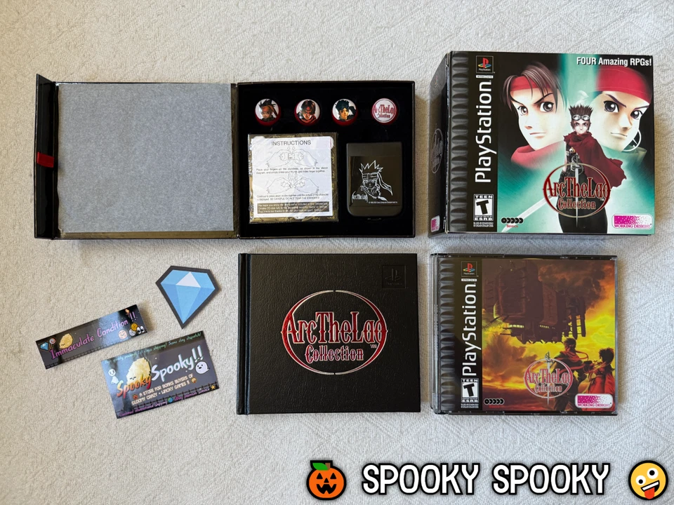 Arc the Lad Collection PS1 - NTSC-U/C Immaculate with Natural Discs - Tracked - Image 1 of 4