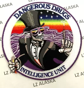 DEA GEFÄHRLICHE DROGEN DURCHSETZUNG NACHRICHTENDIENSTEINHEIT 4 1/2" PATCH (PD16) POLIZEI - Bild 1 von 3