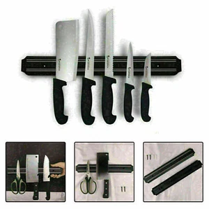 Wall Mounted Strong Magnetic Kitchen Knife Magnet Bar Rack Strip Holder Display - Picture 1 of 20