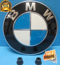 Set di 4 BMW E23 E24 E28 Z1 Centrale Ruota HUB EMBLEM BADGE 70mm OEM 36136758569