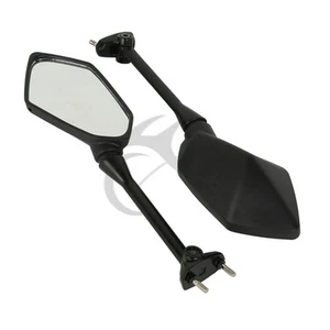 Black Rearview Mirrors For Kawasaki Ninja 650R 400R Z1000SX ER6F Motorcycle - Picture 1 of 19