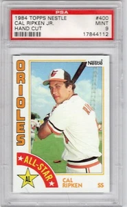 1984 TOPPS NESTLE HAND CUT card #400 CAL RIPKEN JR. HOF PSA 9 Baltimore Orioles - Picture 1 of 2