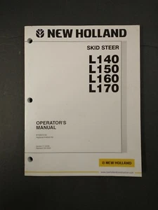 New Holland L140 L150 L160 L170 Skid Steer Owner Operator Maintenance Manual OEM - Picture 1 of 2
