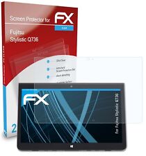 atFoliX 2x Displayschutzfolie für Fujitsu Stylistic Q736 Schutzfolie klar Folie