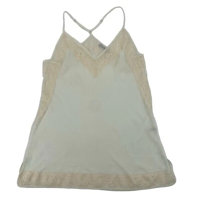 Camisón sin cordones FLORA NIKROOZ talla M de encaje transparente EE. UU. Foto 1 de 4