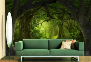 3D Deep Forest 1244 Wall Paper Murals Wall Print Wall Wallpaper Mural AU Kyra - Picture 1 of 6