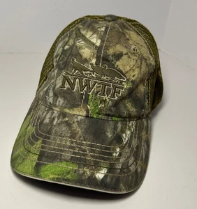 NWTF Low Profile Mesh Back Mossy Oak Obsession Camo Baseball Cap Hat Hunting - Picture 1 of 8