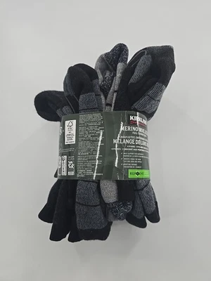 Kirkland Signature Men's 4 Pairs Merino Wool Cushion Socks, Multicolor, 7-13 - Image 1 of 3