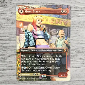 Magic the Gathering Gwen Stacy (202/314) Marvel's Spider Man MTG Ghost-Spider NM - Picture 1 of 2