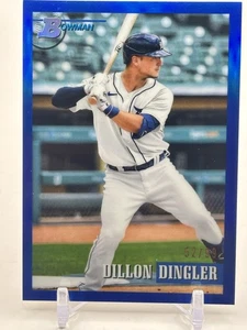 2021 Bowman Heritage Blue Refractor Dillon Dingler /99 Detroit Tigers #150 - Picture 1 of 2