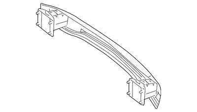 Barra de impacto original Mercedes-Benz 207-610-01-14 Foto 1 de 2