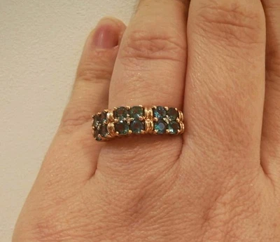 9ct Yellow Gold Alexandrite? Tsavorite ? Ring 2.97grams — 第 1/4 张图片