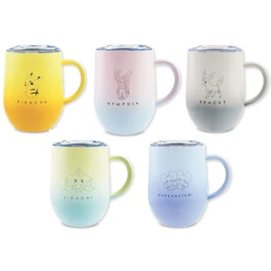 Pokemon Center Gradient Edelstahl Becher mit Deckel 5er Set Pikachu Sylveon - Bild 1 von 24