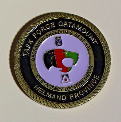10th Mountain Division 87th Infantry 2nd BN Helmand Province Army Challenge Coin - Image 1 of 4