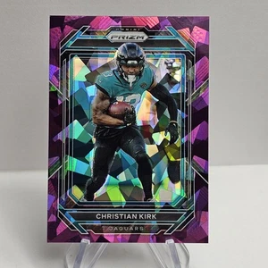 2022 Prizm Christian Kirk #134 Purple Cracked Ice /225 Jacksonville Jaguars NFL - Picture 1 of 2