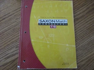 Saxon Math 7/6 (4th edition) (workbook/tests/solutions) - Imagen 1 de 8