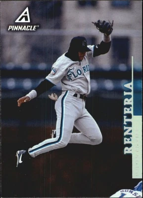 1998 Pinnacle Home Statistics Back #95 Edgar Renteria - BB - Image 1 of 2