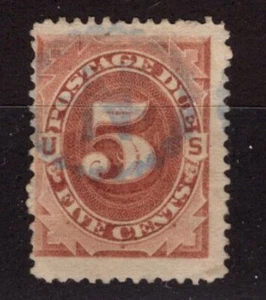 US POSTAGE DUE - J4  -  USED  -  FINE  -  3 LARGE MARGINS  -  SCV:  $70.00 - Picture 1 of 1