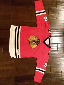 Authentic NHL Chicago Blackhawks #88 Kane Hockey rot Trikot Jugend Größe Large XL - Bild 1 von 8