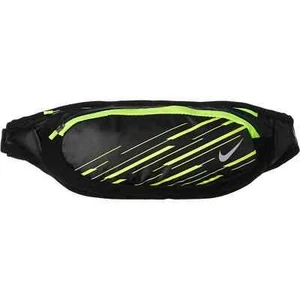 Nike Large Capacity Waistpack Black with Neon Green Trim One Size - Picture 1 of 2