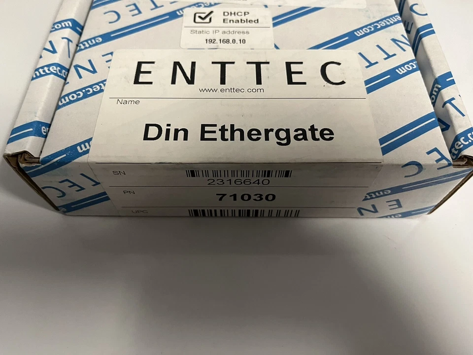 ENTTEC DIN ETHERGATE POE 2 Universe eDMX to DMX Converter Interface - Image 1 of 1