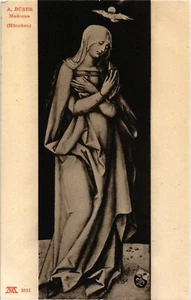 Antigua postal vintage Museo del Louvre de París Madonna, Durero (1034) - Imagen 1 de 2