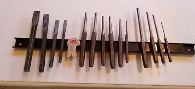 Mac Tools 15 Piece Roll Punch Punch Chisel Gauge With Magnetic Tray - Image 1 of 4