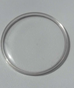 NOS Vintage Omega watch crystal PZ 5123 with SS tension ring Genuine 100% - Picture 1 of 5