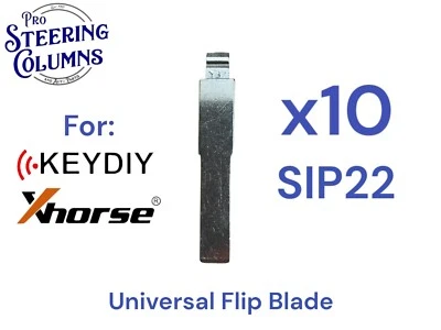 XHORSE KEYDIY LLAVE ABATIBLE UNIVERSAL LLAVE REMOTA HOJA PARA DODGE FIAT SIP22 (PAQUETE DE 10) Foto 1 de 4