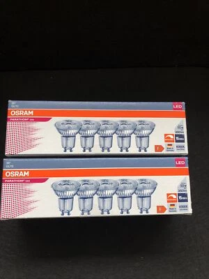 10x Osram GU10 LED PARATHOM PAR16 50 36*4.5W 4000K Neutralweiß 350lm R90 Dimmbar - Bild 1 von 4
