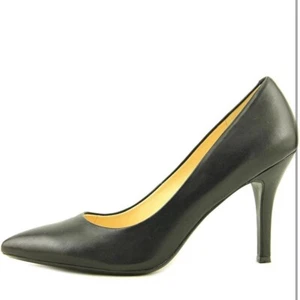 Nine West Fifth 9X9 Elegant Black Pointed Toe Stiletto Heels- Sz 9.5 - Picture 1 of 6