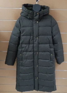 Barbour Musk Quilted Women's Jacket Longline LQU1510OL52 Olive Herringbone US 12 - Picture 1 of 16