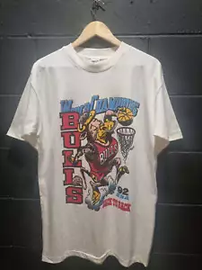 World Champions Chicago Bulls '92 White short sleeve Unisex T shirt HN1810 - Picture 1 of 2