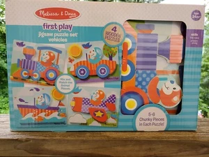 Melissa und Doug Erstes Spiel Puzzle Set Fahrzeuge Artikel # 30133 - Bild 1 von 4