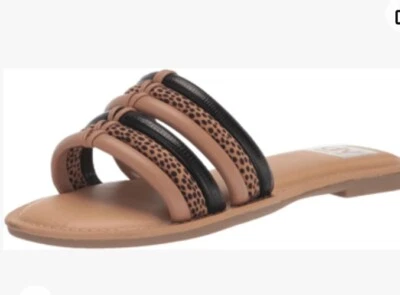 DV Dolce Vita NEW Women's Junyper Flat Sandal CD4 Cheetah Size US 6.5 Shoes - Image 1 of 4