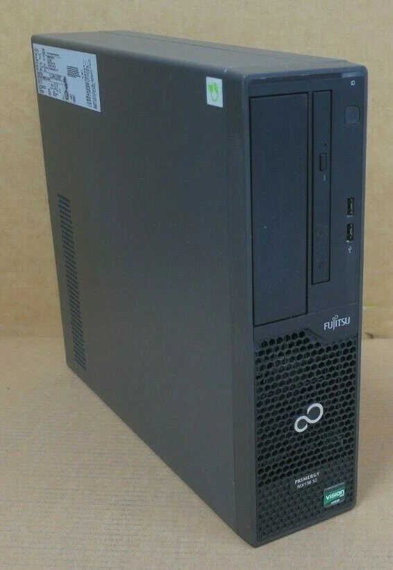 Fujitsu Primergy MX130 S2 Micro Server AMD Athlon II X2 220 8GB Ram 2x 3.5" Bay - Image 1 of 4