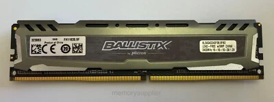 BLS4G4D240FSB Ballistix 4GB PC4-19200 non-ECC Unbuffered CL16 288-Pin DIMM - Image 1 of 2