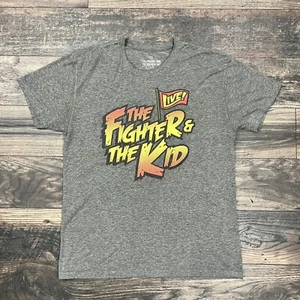 The Fighter and the Kid Live Podcast Men's Size Large Gray Short Sleeve T-Shirt - Picture 1 of 8
