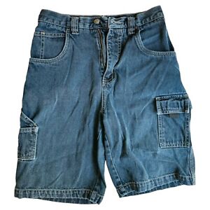 One Tough Brand Shorts Boys 14 Blue Cargo Outdoors Casual OTB Youth Kids