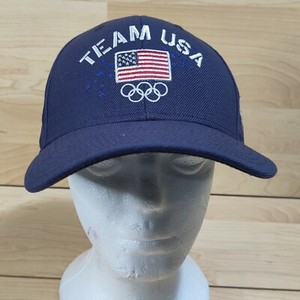 Team USA Sochi 2014 Olympics Embroidered Hat - Strap Back Adjustable Blue