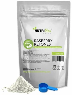 NVS 100% PURE RASPBERRY KETONES WEIGHT LOSS KETONE POWDER USP USA NONGMO VEGAN - Image 1 of 2