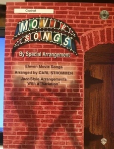 Clarinet & CD Movie Songs by "Special Arrangement" ar Strommen New retail $16.99 - Picture 1 of 6