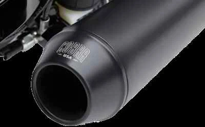 Cobra 4 polegadas Black El Diablo escape completo para Harley Dyna Switchback 12-16 - Imagem 1 de 4