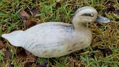 Vintage Duck Decoy, 1955 J.S. McGuire, Fairfax Featherlite  Plastic Decoy - Image 1 of 4